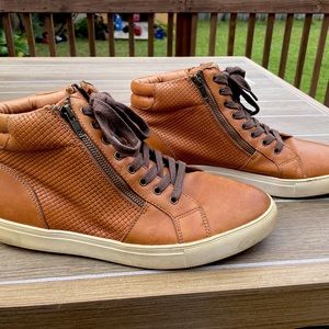 Steve Madden Brown Leather Sneakers